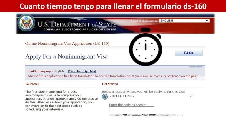 Cuanto Tiempo Tengo Para Llenar El Formulario Ds