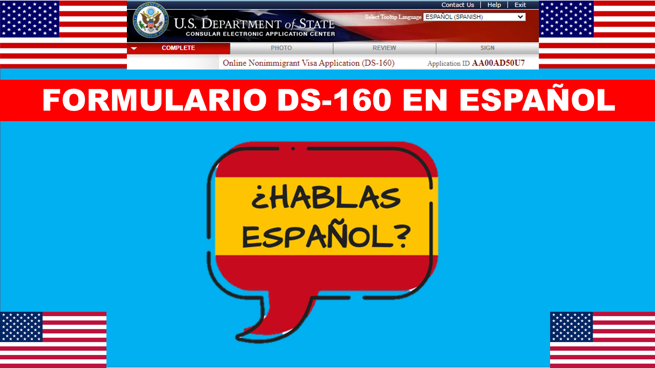 formulario ds-160 en español