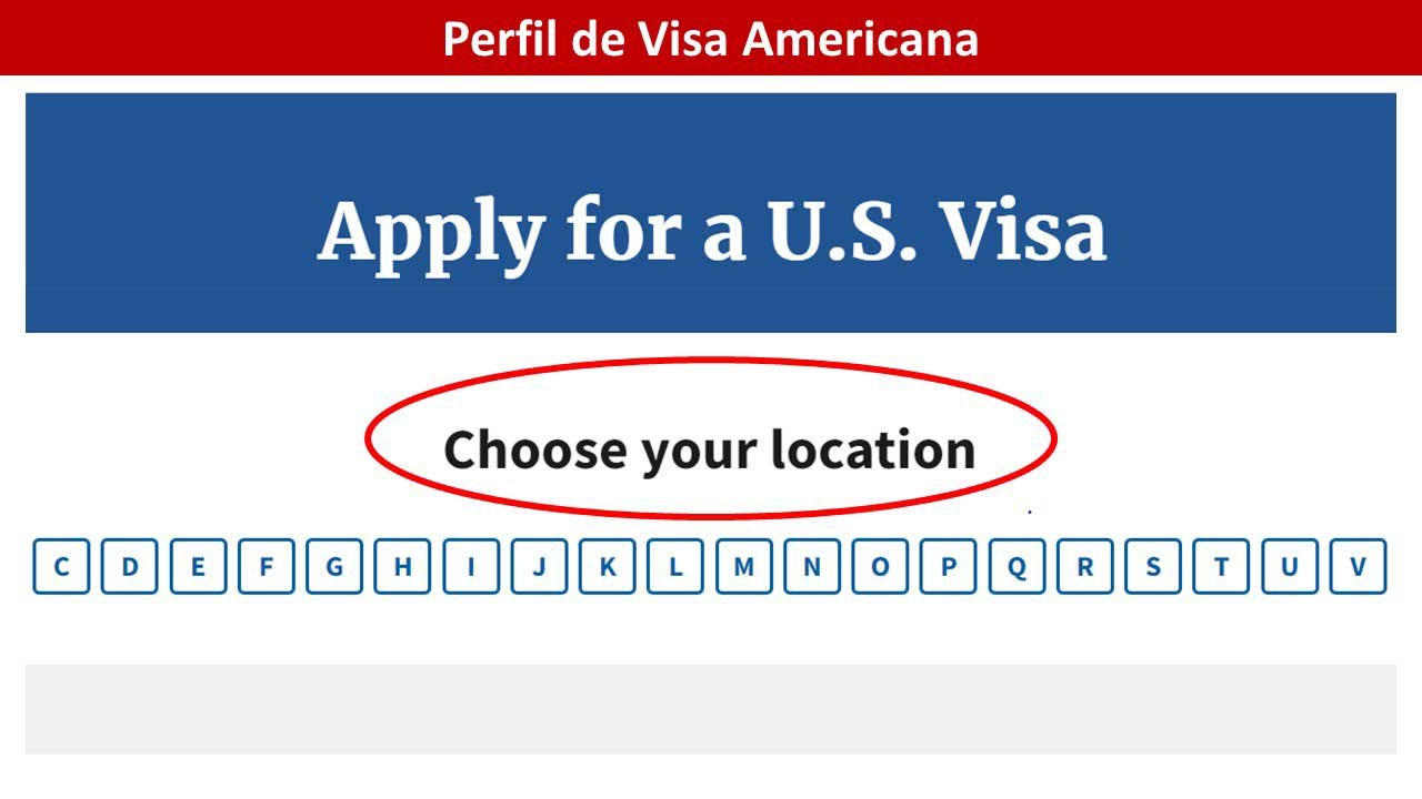 perfil de visa americana